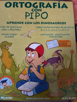 Lote 5 Juegos PC Pipo Educativos Infantil