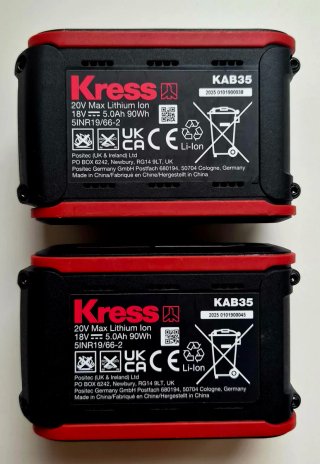 Taladro percutor KRESS KUC35B 20V 150Nm.