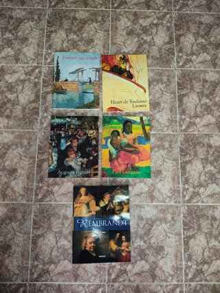 Lote 5 Libros de Arte - Colección Genios de la Pin