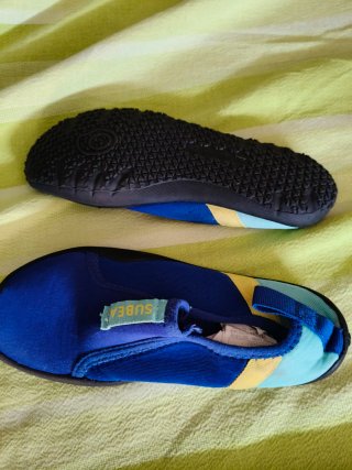 Cangrejeras SUBEA azules y amarillas