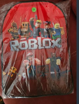 Mochila Roblox Roja