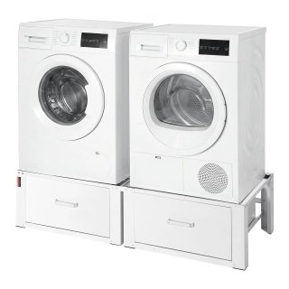 Base Lavatrice Asciugatrice con Cassetto Bianco