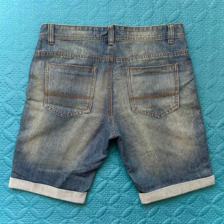 Bermuda hombre vaquero azul