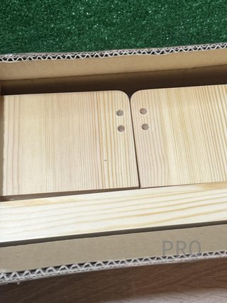 Set di 3 scaffali in legno NATURE SUPPLIES