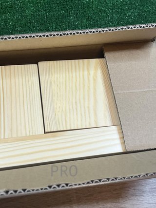 Set di 3 scaffali in legno NATURE SUPPLIES