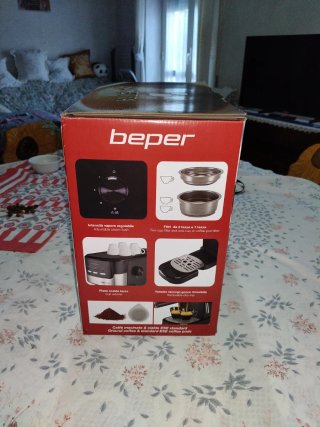 Macchina caffè espresso Beper 2in1