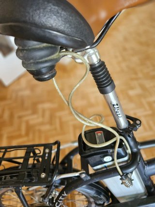 Bicicleta Eléctrica Plegable Negra