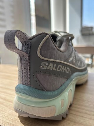 Zapatillas Salomon Gris y Turquesa
