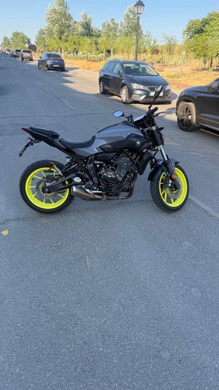 Yamaha MT-07 ABS A2 2017 Gris/Amarillo