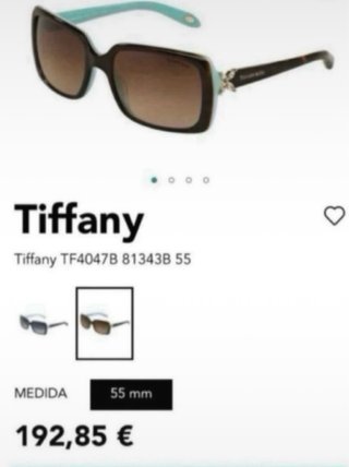 Gafas Tiffany & Co. Marrones y Beige