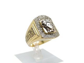 Anillo de Oro 18 Kt. 16 gr. de segunda mano