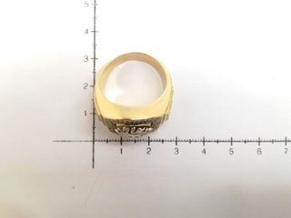 Anillo de Oro 18 Kt. 16 gr. de segunda mano