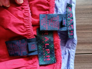Ralph Lauren Tops Morado y Rojo