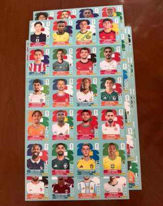 Pack 120 Cromos Actualización Mundial FIFA 2026