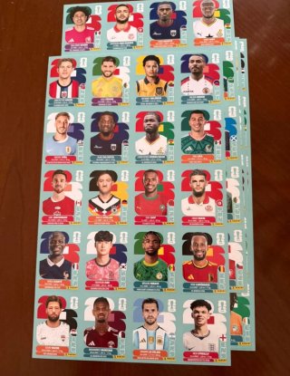 Pack 120 Cromos Actualización Mundial FIFA 2026
