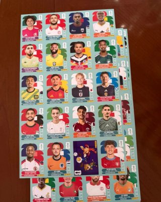 Pack 120 Cromos Actualización Mundial FIFA 2026