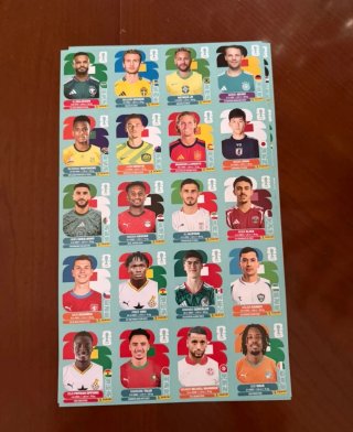 Pack 120 Cromos Actualización Mundial FIFA 2026
