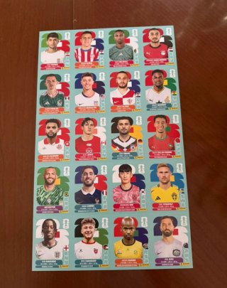 Pack 120 Cromos Actualización Mundial FIFA 2026