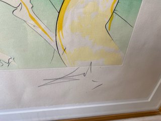 Litografía Dali Enmarcada. Colección bestiario