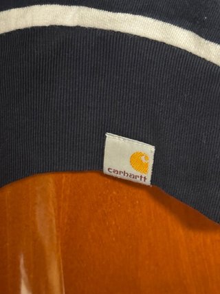 Sudadera Carhartt Rayas Azul Marino y Blanco