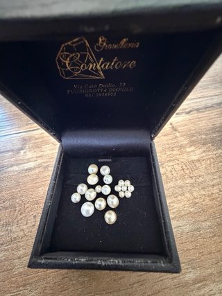 Set perle varie misure oro