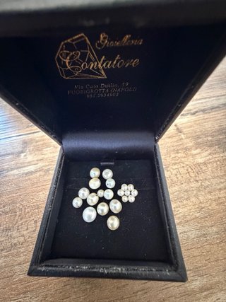 Set perle varie misure oro