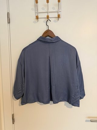 Camisa Zara azul tamanho XS