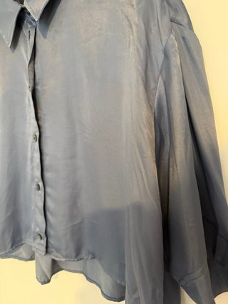 Camisa Zara azul tamanho XS