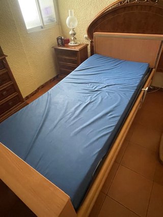 Cama articulada eléctrica con mando