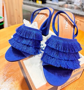 Sandalias Marypaz Azul Talla 40