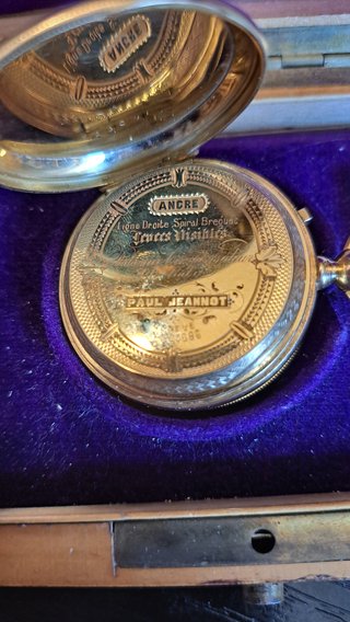 Reloj Bolsillo Antiguo Paul Jeannot Paris