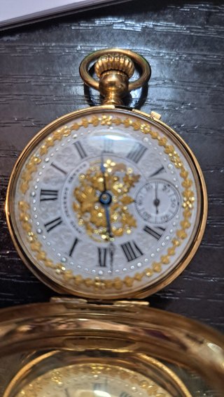 Reloj Bolsillo Antiguo Paul Jeannot Paris
