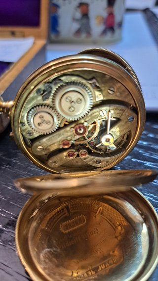 Reloj Bolsillo Antiguo Paul Jeannot Paris