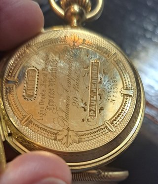 Reloj Bolsillo Antiguo Paul Jeannot Paris