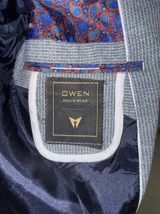 Traje OWEN Men's Wear gris hombre