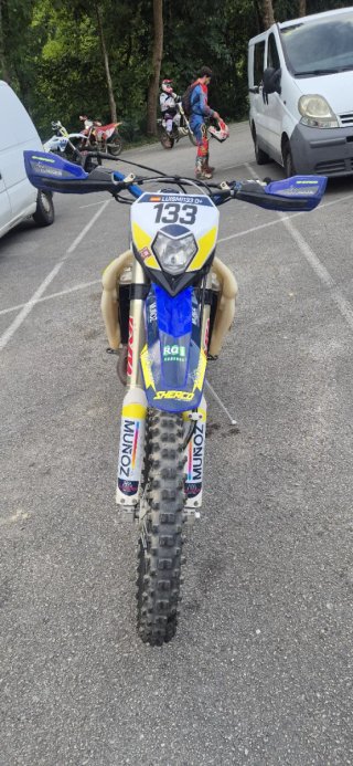Moto Enduro sherco 450 Factory Azul/blanco