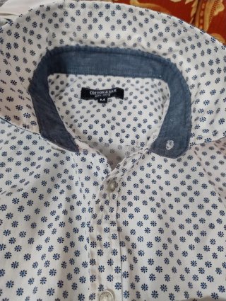 Camicia Cotton & Silk manica corta - M