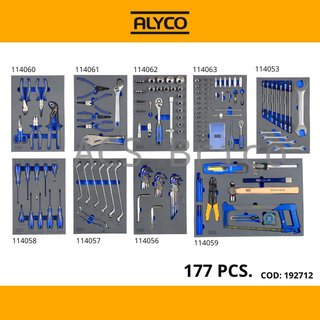 Carro Herramientas 177 Piezas Alyco 192712