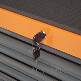 Carro Herramientas 6 Cajones 235 Herramientas Alyco Orange 171165