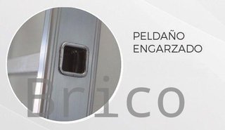 Escalera Aluminio 3x19 - 5+5+5 M - 80x25mm