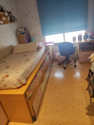 Cama nido con escritorio y cajones