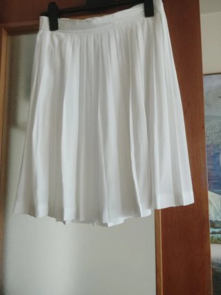 Conjunto falda y blusa blanca