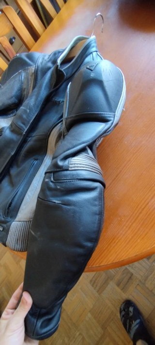 Chaqueta de cuero para moto Revit