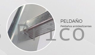 Escalera Aluminio 3x15 - 4+4+4 M - 80x25mm