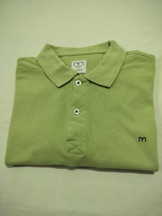 Camisa Polo Milano Algodón Piqué Verde M