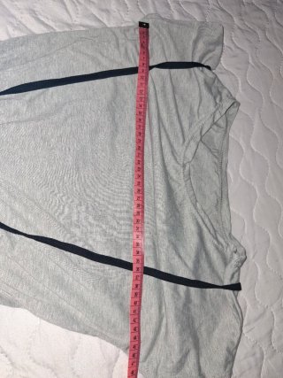 Vestido bicolor gris y negro Talla XL pero mas M