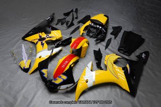 Carenado Yamaha YZF R6 2005 Negro