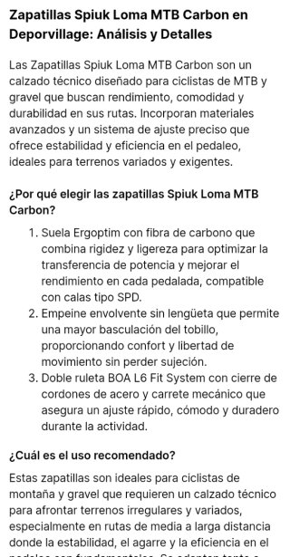 Scarpe Spiuk loma mtb carbon