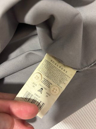 Camisa Scalpers Gris Talla S