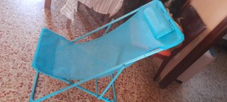Silla Hamaca Playa/Piscina Azul